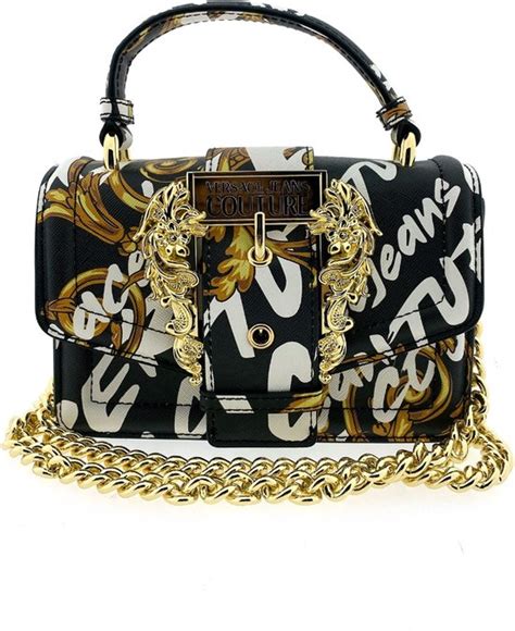 versace tas dames zwart|Tassen Versace Jeans Couture zwart .